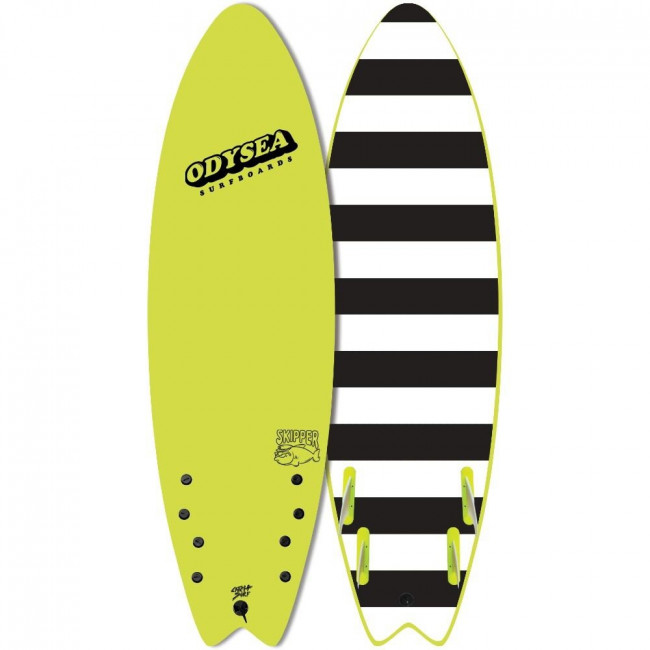 Catch Surf Odysea Skipper Quad 6'0 Electric Lemon Surfboard