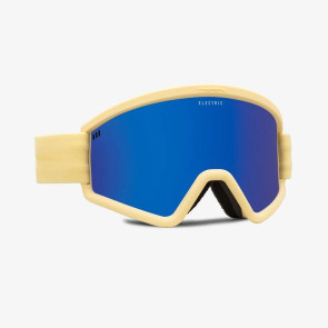 Electric Hex Matte Pollen with Gold Chrome Snowboard Goggle