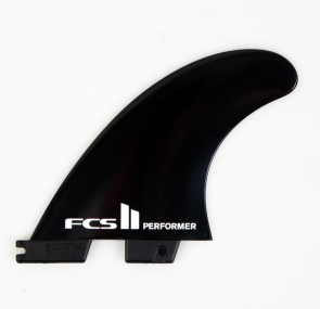 FCS II Performer Glass Flex Tri Fins Black Medium