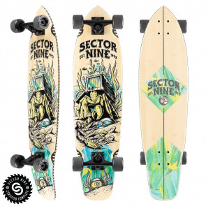 Sector 9 Fortune Ft Point Longboard Skate Complete 34 x 875