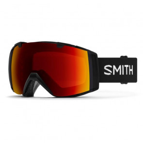 Smith IO Snow Goggle Black Frame with ChromaPop Sun Red Mirror