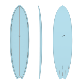 Torq 610 Fish Classic blue  pattern Surfboard