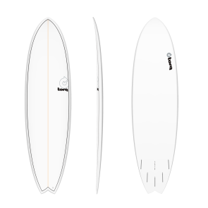 Torq 610 Fish White Surfboard