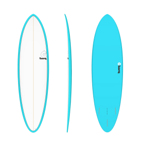 Torq 68 Fun blue white deck Surfboard